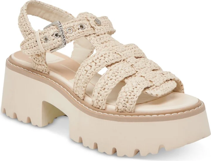 Oatmeal Knit Raffia
