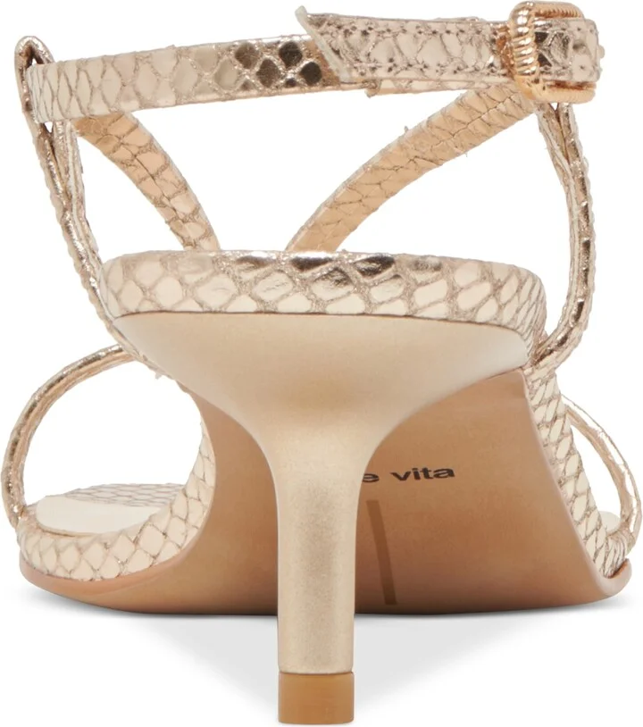 Dolce Vita Women's Laury Strappy Kitten-Heel Dress Sandals - Image 7