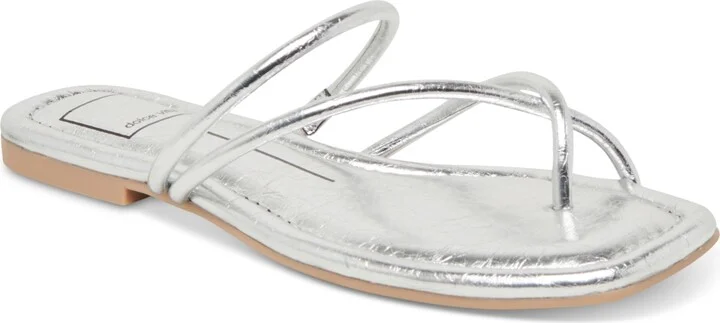 Star Silver Metallic Leather