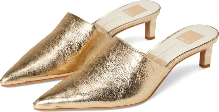 Gold Distressed Leather