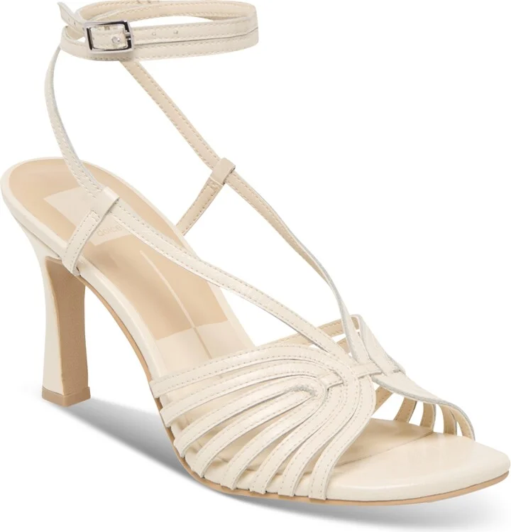 Off White Crinkle Patent Leather