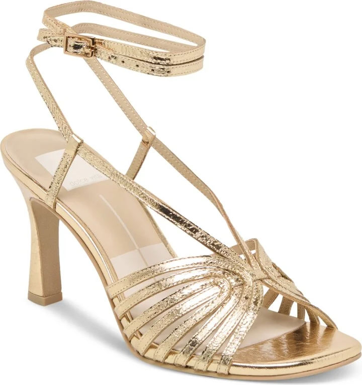 Dolce Vita Women's Nivana Strappy Two-Piece Ankle-Wrap Dress Sandals