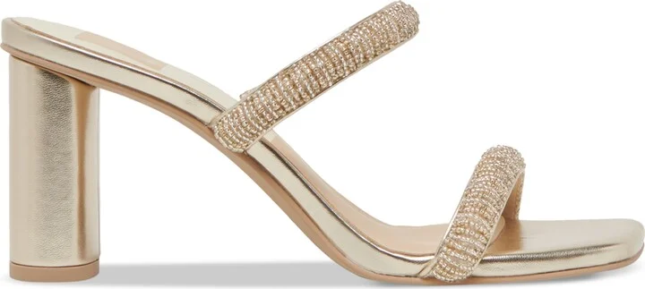 Dolce Vita Women's Nolah Beaded Block-Heel Dress Sandals - Image 6