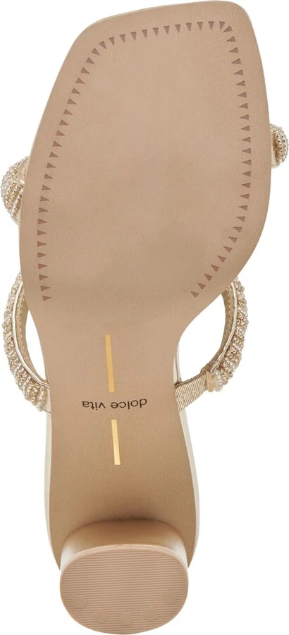 Dolce Vita Women's Nolah Beaded Block-Heel Dress Sandals - Image 9