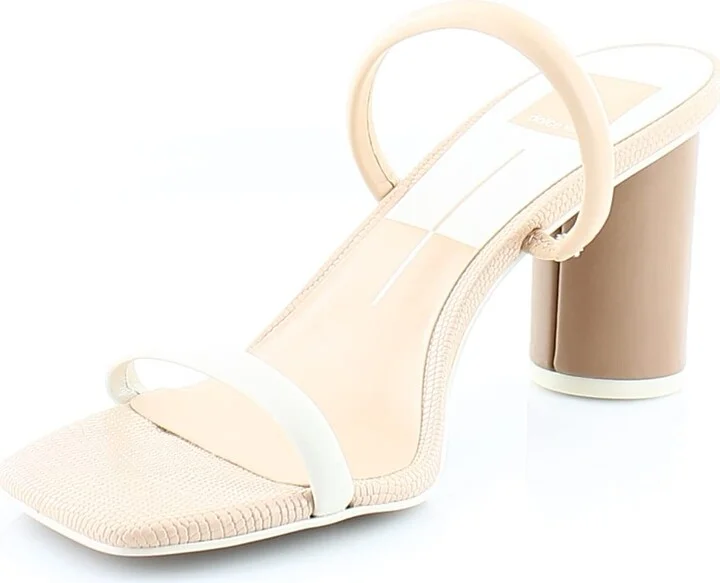 Natural/White Leather