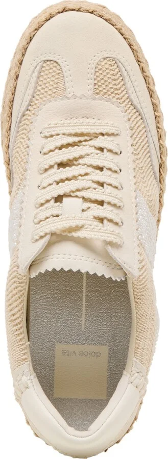 Dolce Vita Women's Notice Beaded Lace-Up Low-Profile Espadrille Sneakers - Image 4