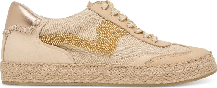 Dolce Vita Women's Notice Beaded Lace-Up Low-Profile Espadrille Sneakers - Image 6