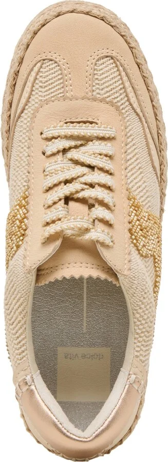 Dolce Vita Women's Notice Beaded Lace-Up Low-Profile Espadrille Sneakers - Image 8
