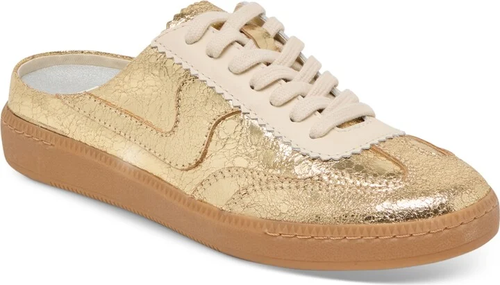 Gold Distressed Leather
