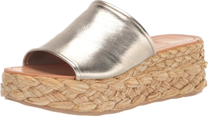 Light Gold Metallic Leather