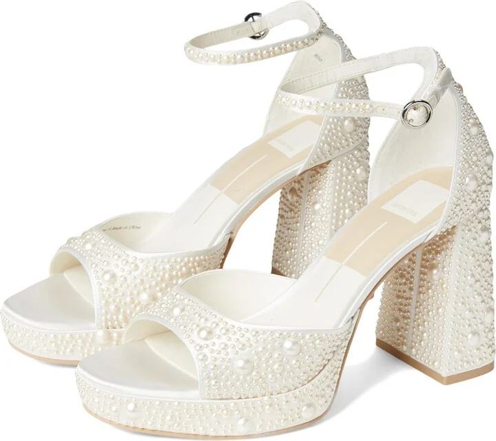 Dolce Vita Women's PANDRO Pearl Heeled Sandal