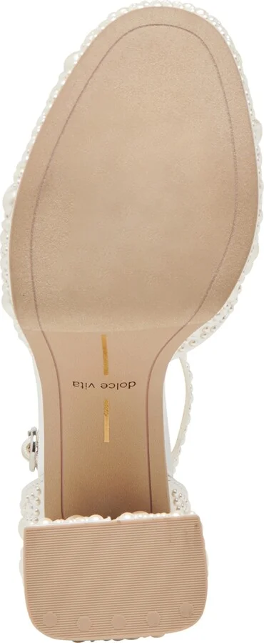 Dolce Vita Women's Pandro Pearl Two-Piece Platform Dress Sandals - Image 5