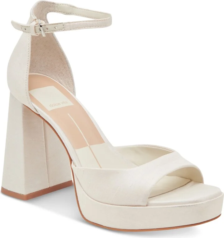 Dolce Vita Women's Pandro Wide Width Two-Piece Platform Dress Sandals