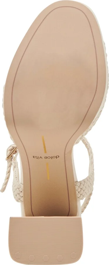 Dolce Vita Women's Peyten Wide Width Woven Two-Piece Platform Dress Sandals - Image 5