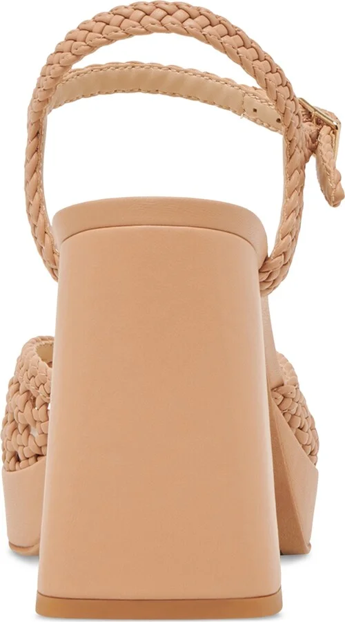 Dolce Vita Women's Peyten Wide Width Woven Two-Piece Platform Dress Sandals - Image 7