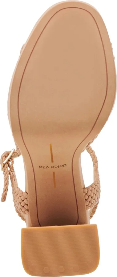 Dolce Vita Women's Peyten Wide Width Woven Two-Piece Platform Dress Sandals - Image 9