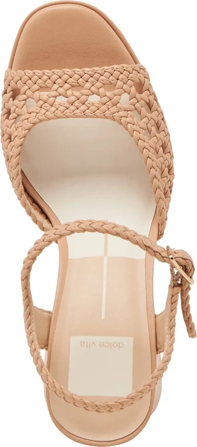 Dolce Vita Women's Peyten Woven Two-Piece Platform Dress Sandals - Image 4