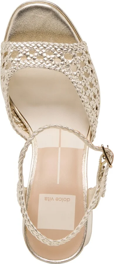 Dolce Vita Women's Peyten Woven Two-Piece Platform Dress Sandals - Image 8