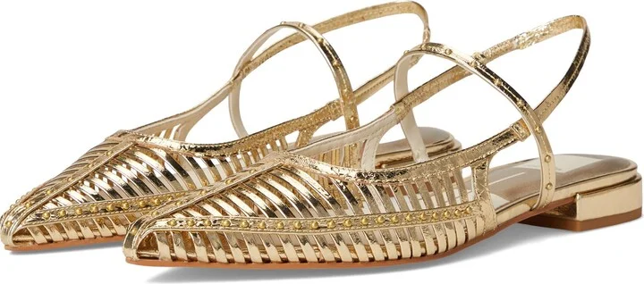 Gold Distressed Leather