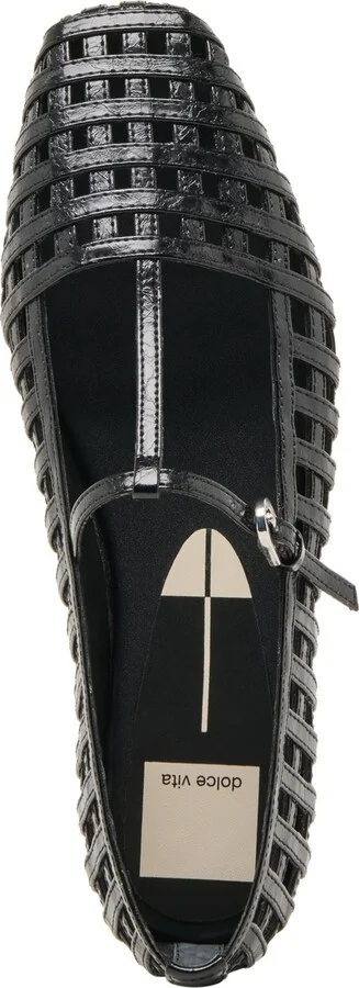 Dolce Vita Women's Rains T-Strap Woven Mary Jane Flats - Image 8