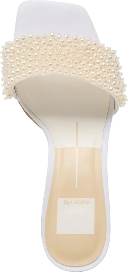 Dolce Vita Women's Rexa Pearl Slide Dress Sandals - Image 4