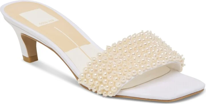 Dolce Vita Women's Rexa Pearl Slide Dress Sandals