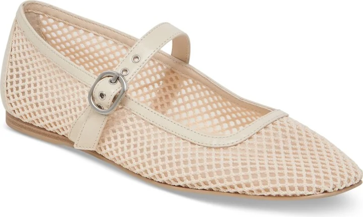 Nude Mesh Leather