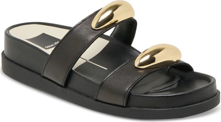 Dolce Vita Women's Satine Jewelry Double Band Bracelet Footbed Sandals
