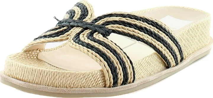 Natural/Black Raffia