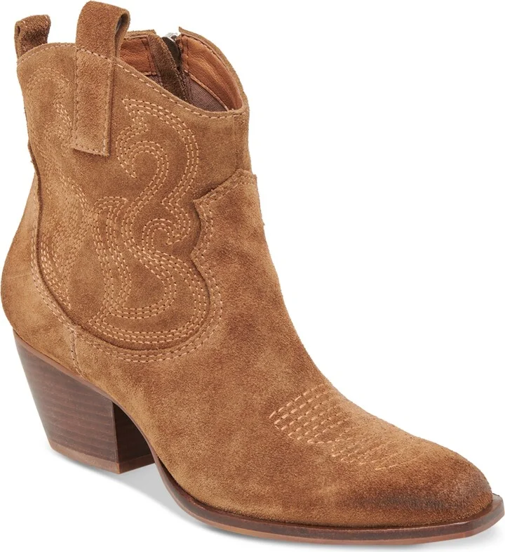 Dolce Vita Women's Shania Pull-On Western Ankle Booties