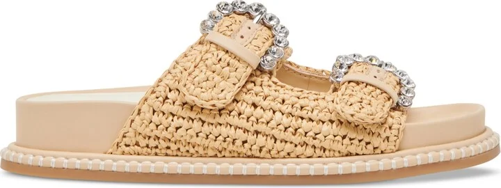 Dolce Vita Women's Shauny Crystal Double-Buckle Footbed Sandals - Image 2