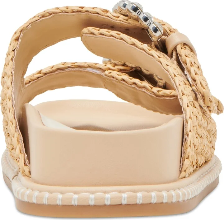 Dolce Vita Women's Shauny Crystal Double-Buckle Footbed Sandals - Image 3