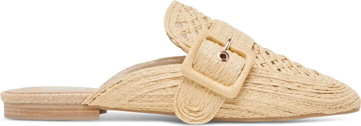 Dolce Vita Women's Sianna Woven Raffia Slip-On Mule Flats - Image 2