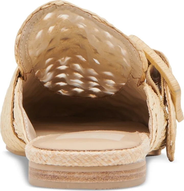 Dolce Vita Women's Sianna Woven Raffia Slip-On Mule Flats - Image 3