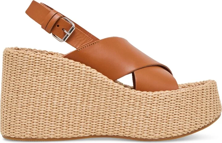 Dolce Vita Women's Skylar Platform Crossband Espadrille Wedge Sandals - Image 6