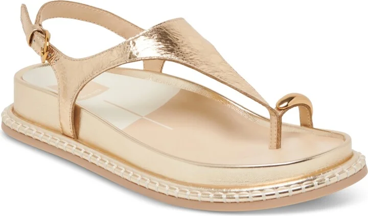 Gold Distressed Leather