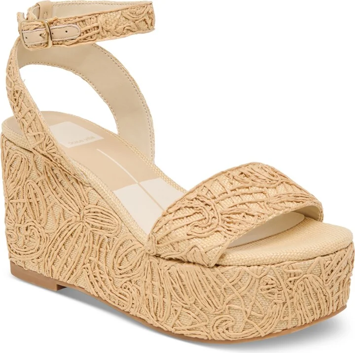 Dolce Vita Women's Talisa Macrame Wedge Sandals