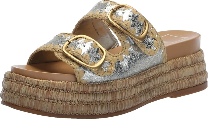 Platinum Crackled Leather