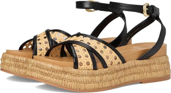 Black Woven Raffia