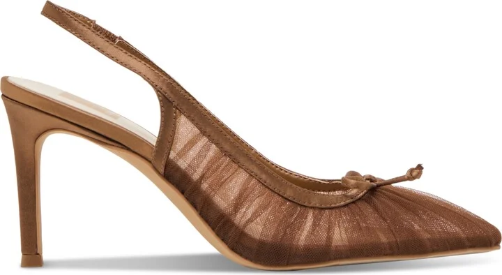 Dolce Vita Women's Yela Tule Bow Slingback Pumps - Image 6