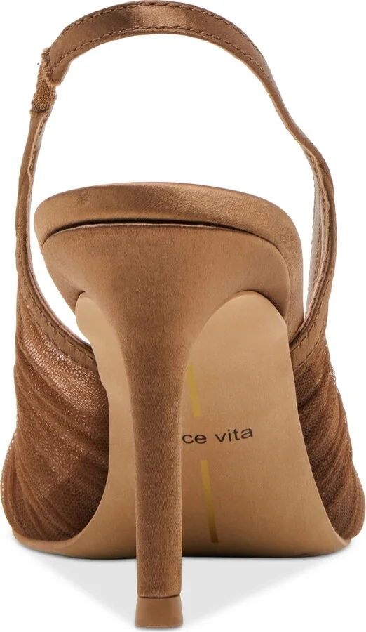 Dolce Vita Women's Yela Tule Bow Slingback Pumps - Image 7