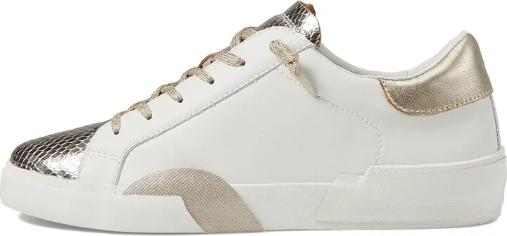White/Gold Leather