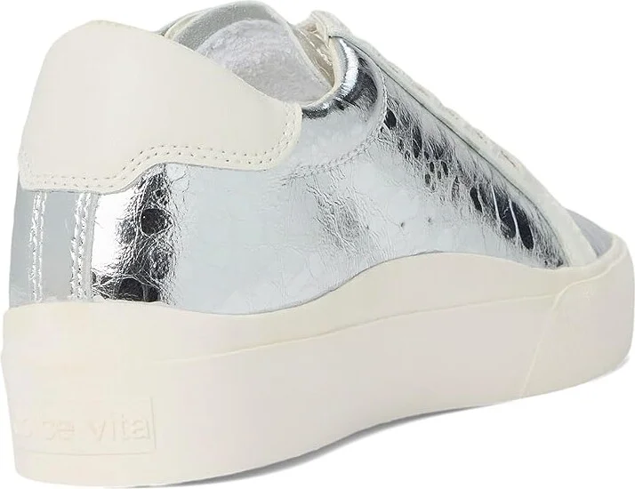 Dolce Vita Zayn 360 Women's Shoes Silver Distressed Leather : 8.5 M - Image 4