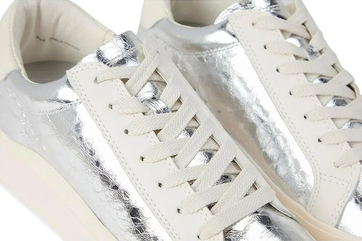 Dolce Vita Zayn 360 Women's Shoes Silver Distressed Leather : 8.5 M - Image 7