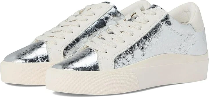 Dolce Vita Zayn 360 Women's Shoes Silver Distressed Leather : 8.5 M