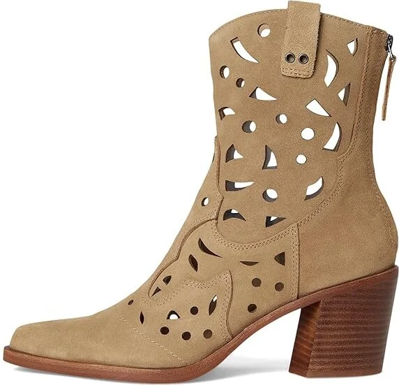 Dolce Vita Zenobi Women's Boots Dark Taupe : 9 M, Suede - Image 6