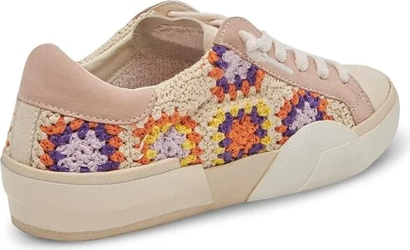 Dolce Vita Zina Crochet Women's Shoes Purple Floral Crochet : 6.5 M - Image 4