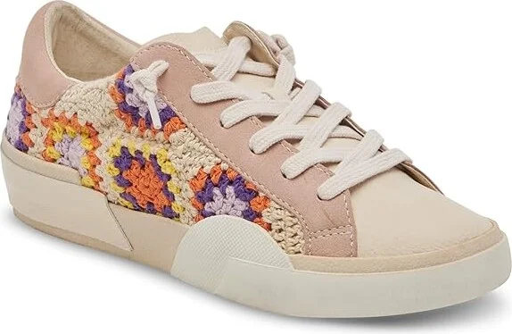 Dolce Vita Zina Crochet Women's Shoes Purple Floral Crochet : 6.5 M