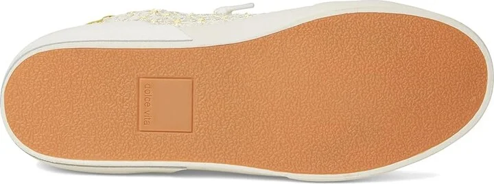 Dolce Vita Zina Floral Women's Shoes White/Yellow Floral Mesh : 10 M, Rubber - Image 3