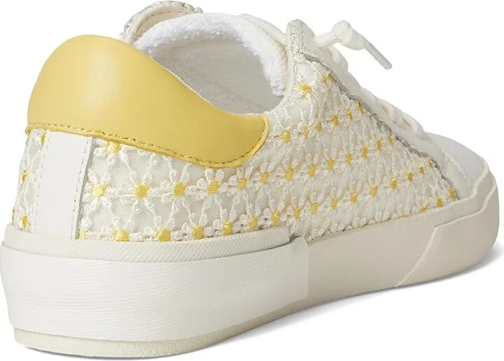 Dolce Vita Zina Floral Women's Shoes White/Yellow Floral Mesh : 10 M, Rubber - Image 4